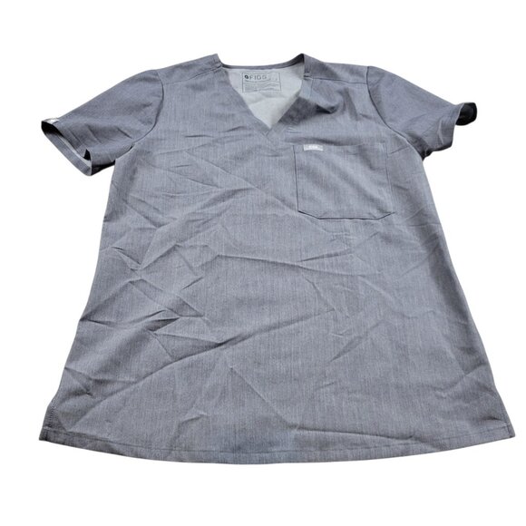 Figs Technical Collection Catarina Scrub Top Woman’s Small Gray FW1000 - Picture 1 of 7